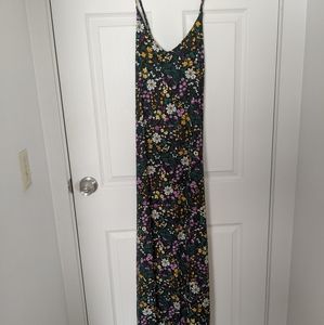 Strappy floral maxi dress